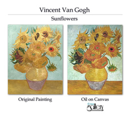 Vincent’s sunflowers.
